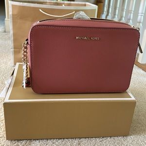 MICHAEL KORS CROSSBODY LEATHER NEW AUTHENTIC 9x6.5